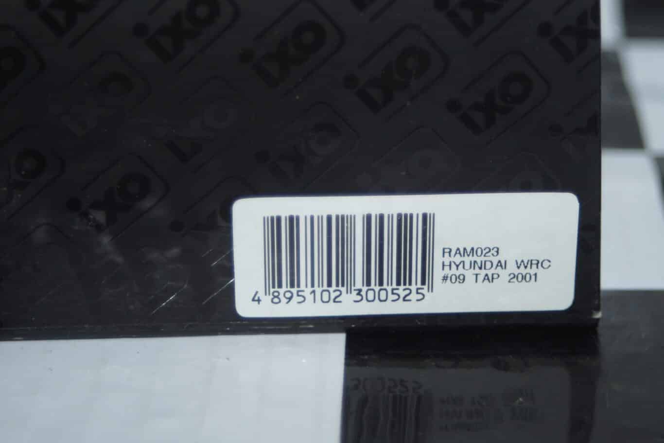 Ixo hyundai accent wrc evo 2 portugal 2001 #9 k.eriksson 1:43 ram023