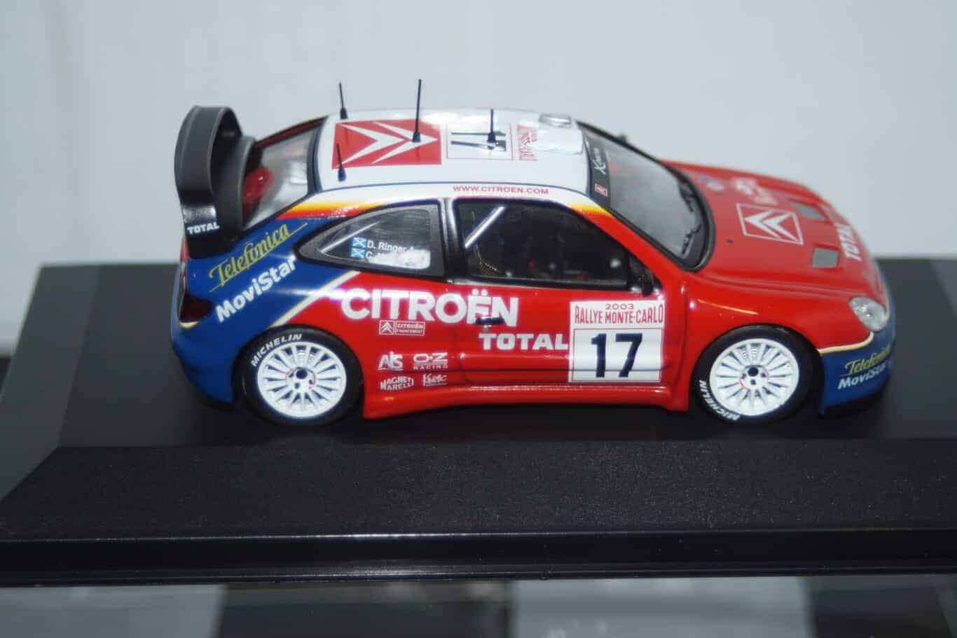 Ixo citroen xsara wrc 2nd rally monte carlo 2003 #17 c.mcrae ram107 1:43