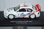Vitesse skid hyundai accent presentation car #7 2000 skm161
