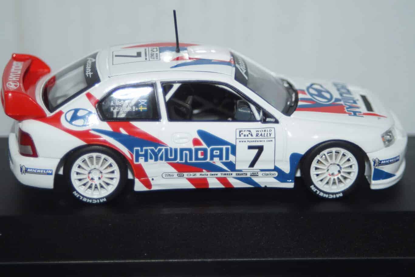Vitesse skid hyundai accent presentation car #7 2000 skm161