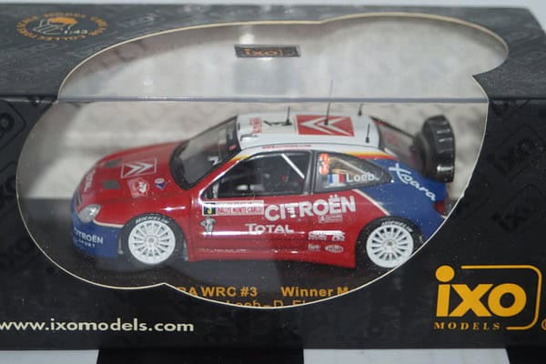 Ixo citroen xsara wrc winner rally monte carlo 2004 #3 s.loeb ram137 1:43