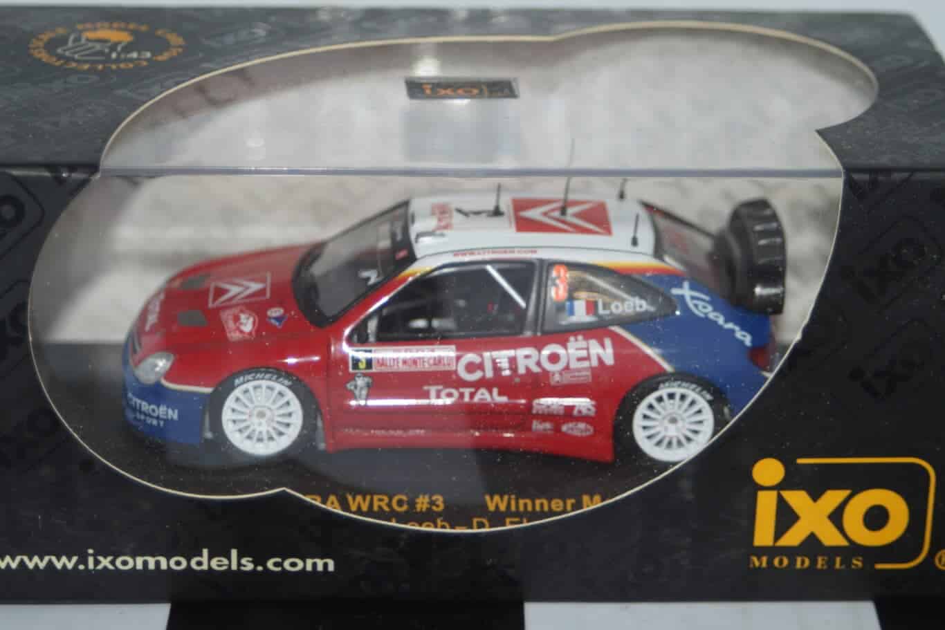 Ixo citroen xsara wrc winner rally monte carlo 2004 #3 s.loeb ram137 1:43
