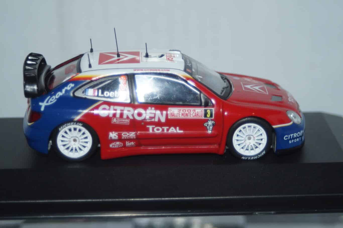 Ixo citroen xsara wrc winner rally monte carlo 2004 #3 s.loeb ram137 1:43