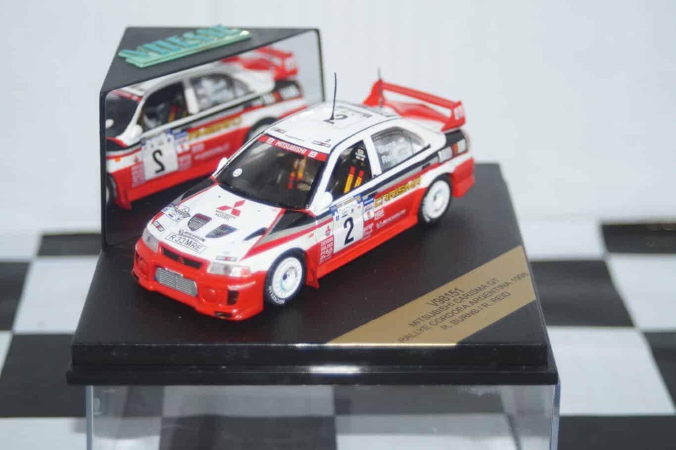 Vitesse skid mitsubishi carisma gt argentina rally #2 1998 r.burns v98151