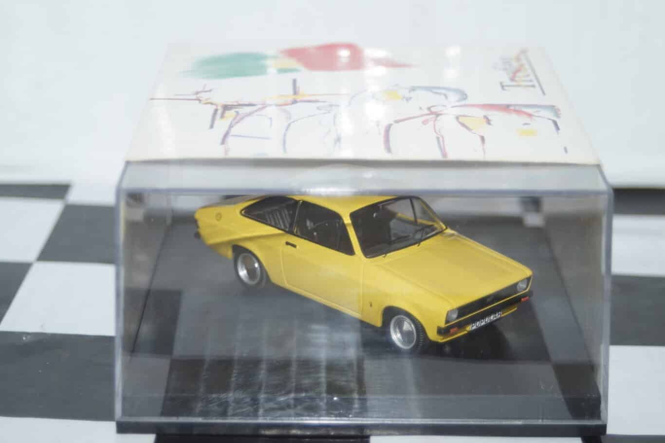 Trofeu ford escort mk2 1100 popular daytona yellow 1:43rd 1001y