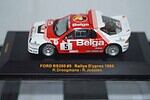 Ixo ford rs200 rally d'ypres 1986 #5 r.droogmans rac066 1:43
