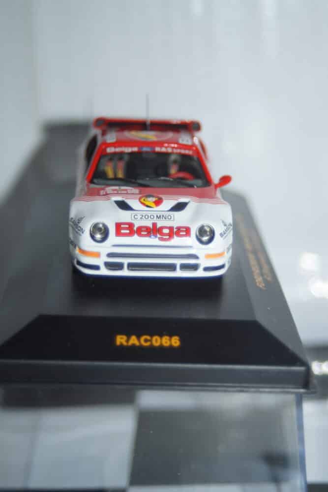 Ixo ford rs200 rally d'ypres 1986 #5 r.droogmans rac066 1:43