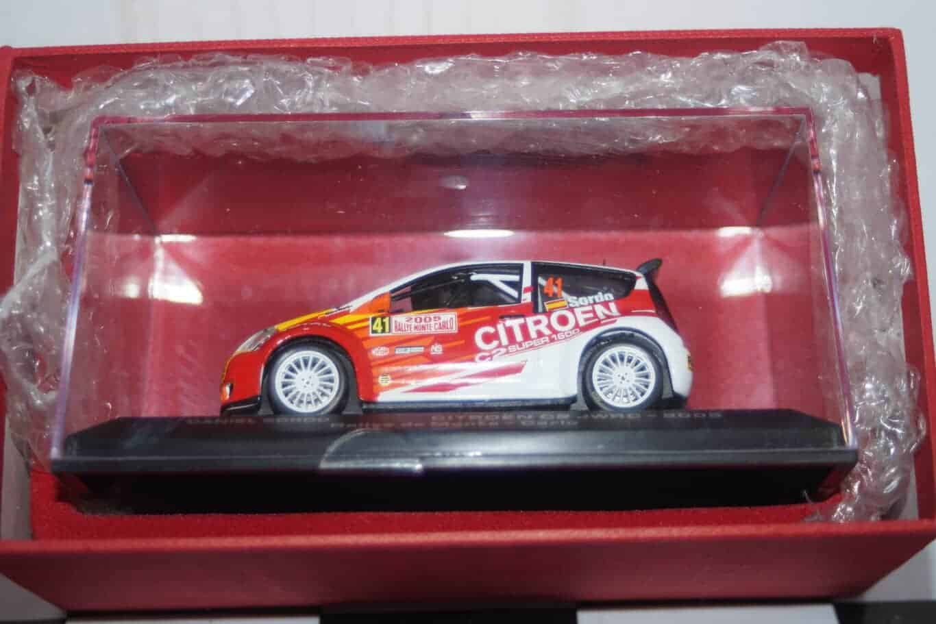 Altaya (ixo based) citroen c2 jwrc 2005 rally monte carlo #41 sordo 1/43rd