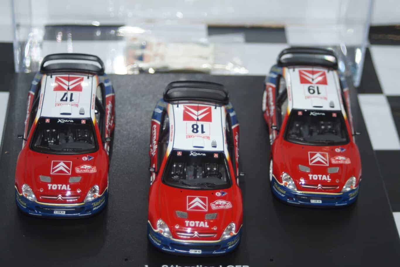 Norev citroen xsara wrc triple winners monte carlo 2003 #17 #18 #19 1:43rd amc009 482