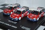 Norev citroen xsara wrc triple winners monte carlo 2003 #17 #18 #19 1:43rd amc009 482