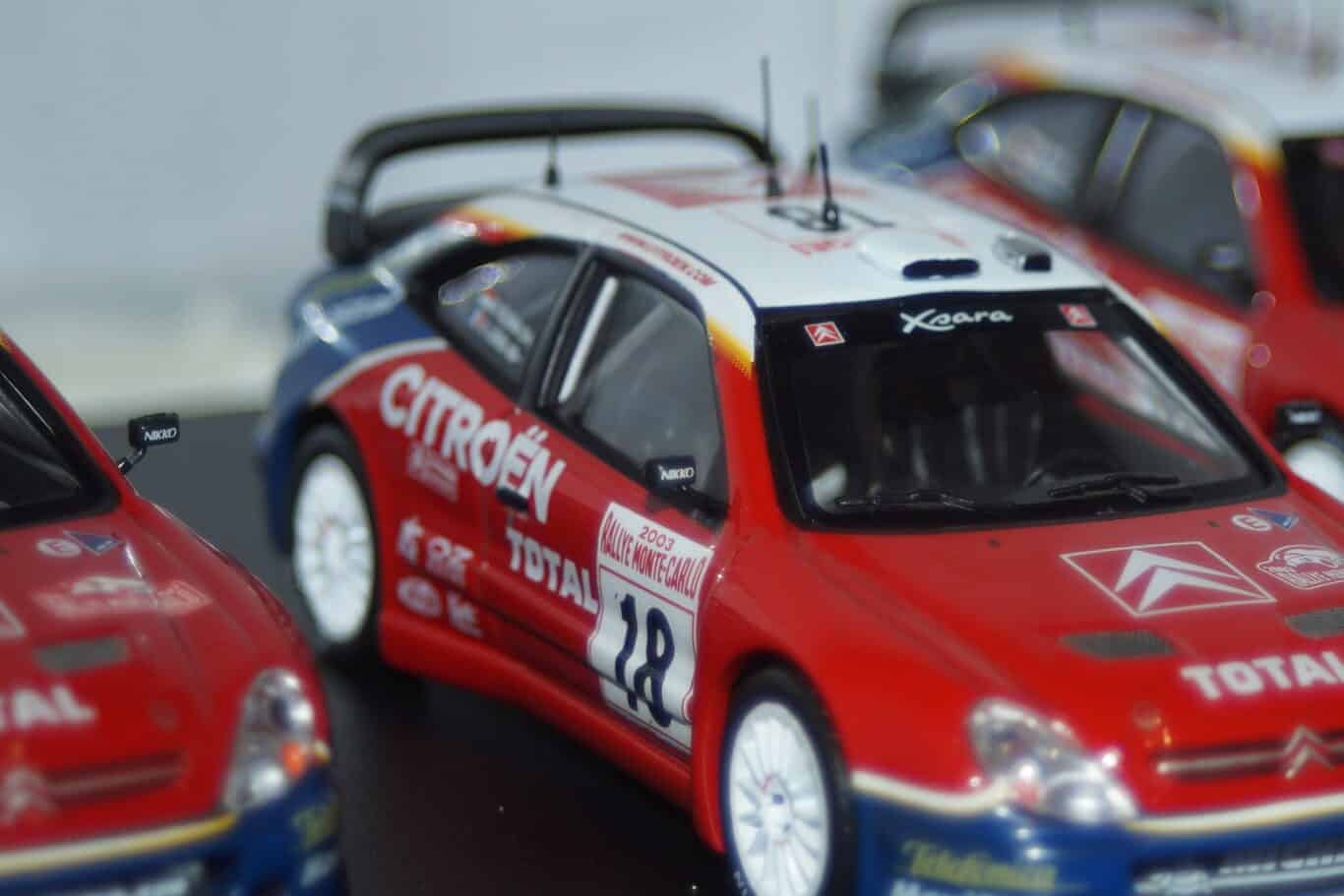 Norev citroen xsara wrc triple winners monte carlo 2003 #17 #18 #19 1:43rd amc009 482