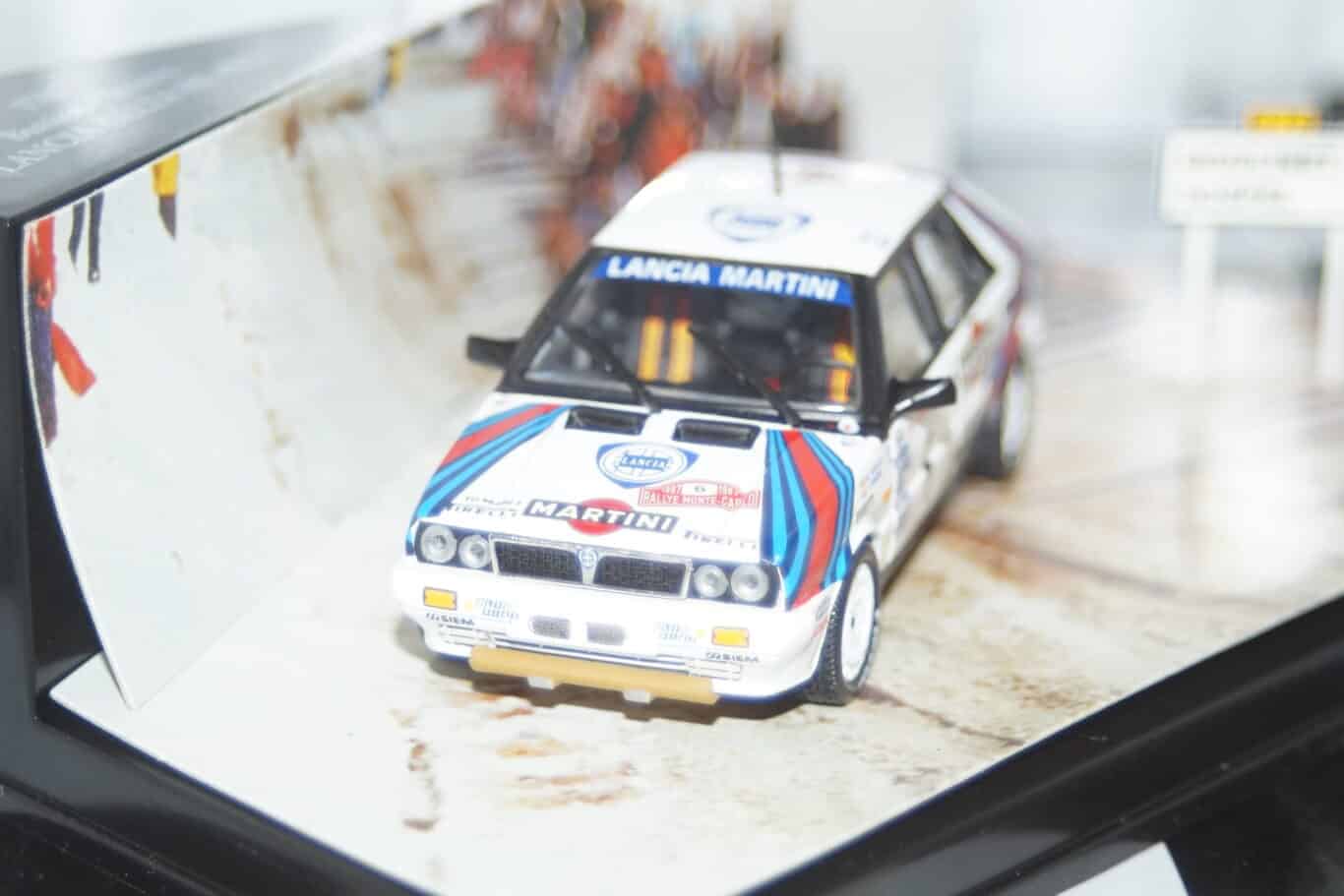 Vitesse skid lancia delta winner monte carlo rally #6 1987 m.biasion smc015 crack in case