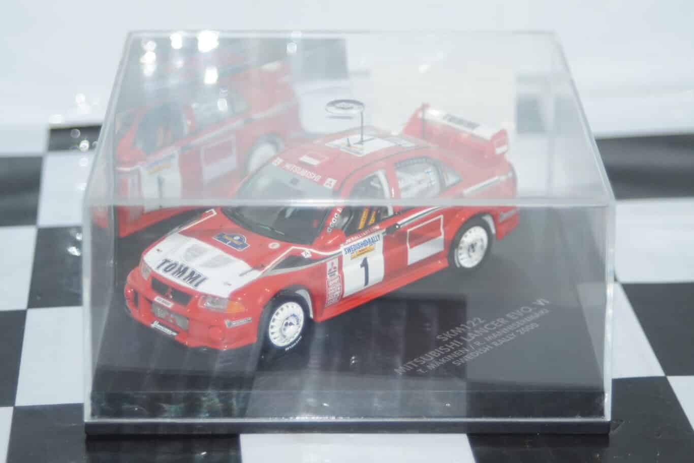 Vitesse skid mitsubishi lancer evo vi sweden rally #1 2000 t.makinen skm122