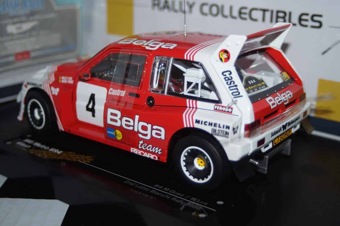 Sunstar mg metro 6r4 2nd lotto bianchi rally1986 m.duez #4 ltd 999 1:18 ref 5543