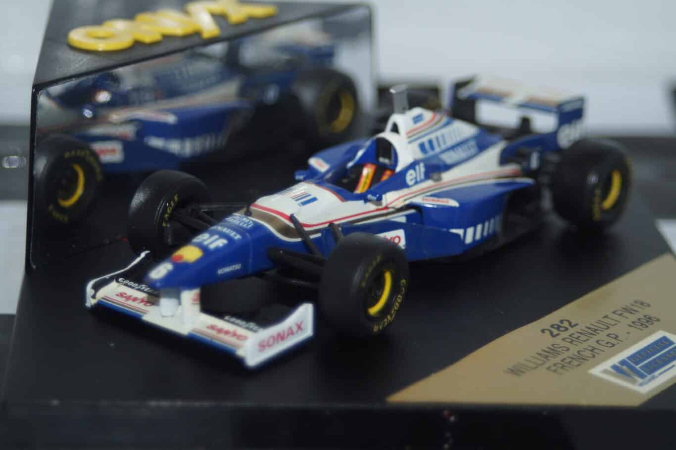 Onyx williams renault fw18 french gp 1996 in 1:34 ref 282 - no sleeve