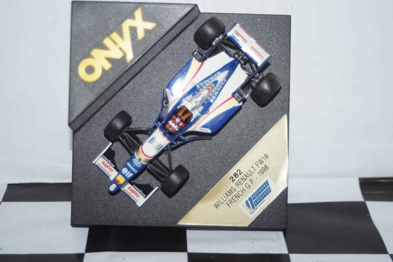 Onyx williams renault fw18 french gp 1996 in 1:34 ref 282 - no sleeve
