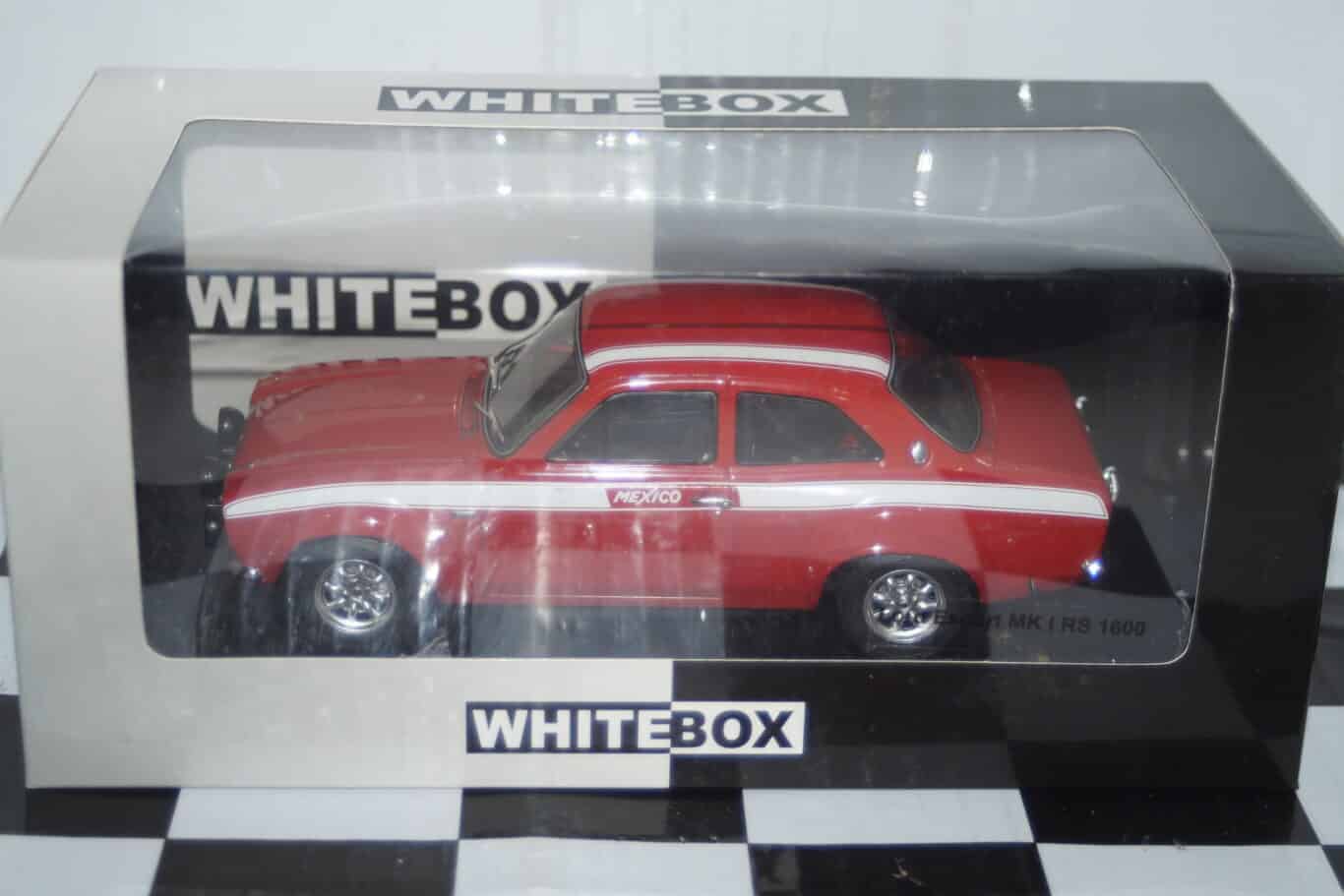 Whitebox ford escort mk1 rs1600 in red 1:24 wb124199
