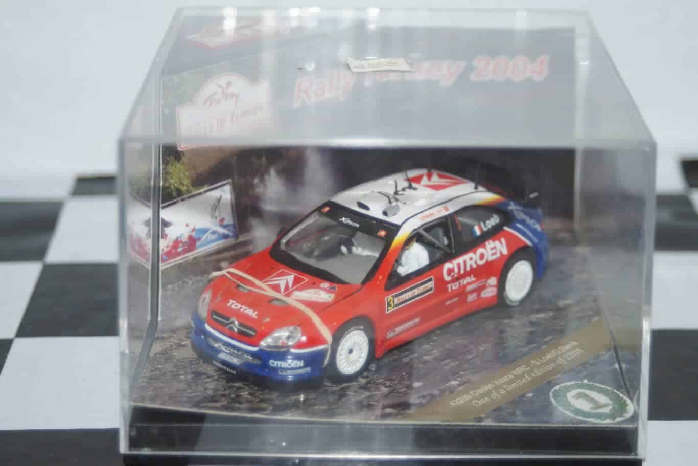 Skid vitesse citroen xsara wrc rally turkey #3 s.loeb 2004 1:43 43209 -crack in case