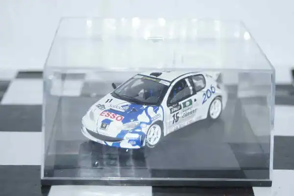 Vitesse skid peugeot 206 wrc "esso" san remo rally 1999 g.panizzi #15 -wrong base