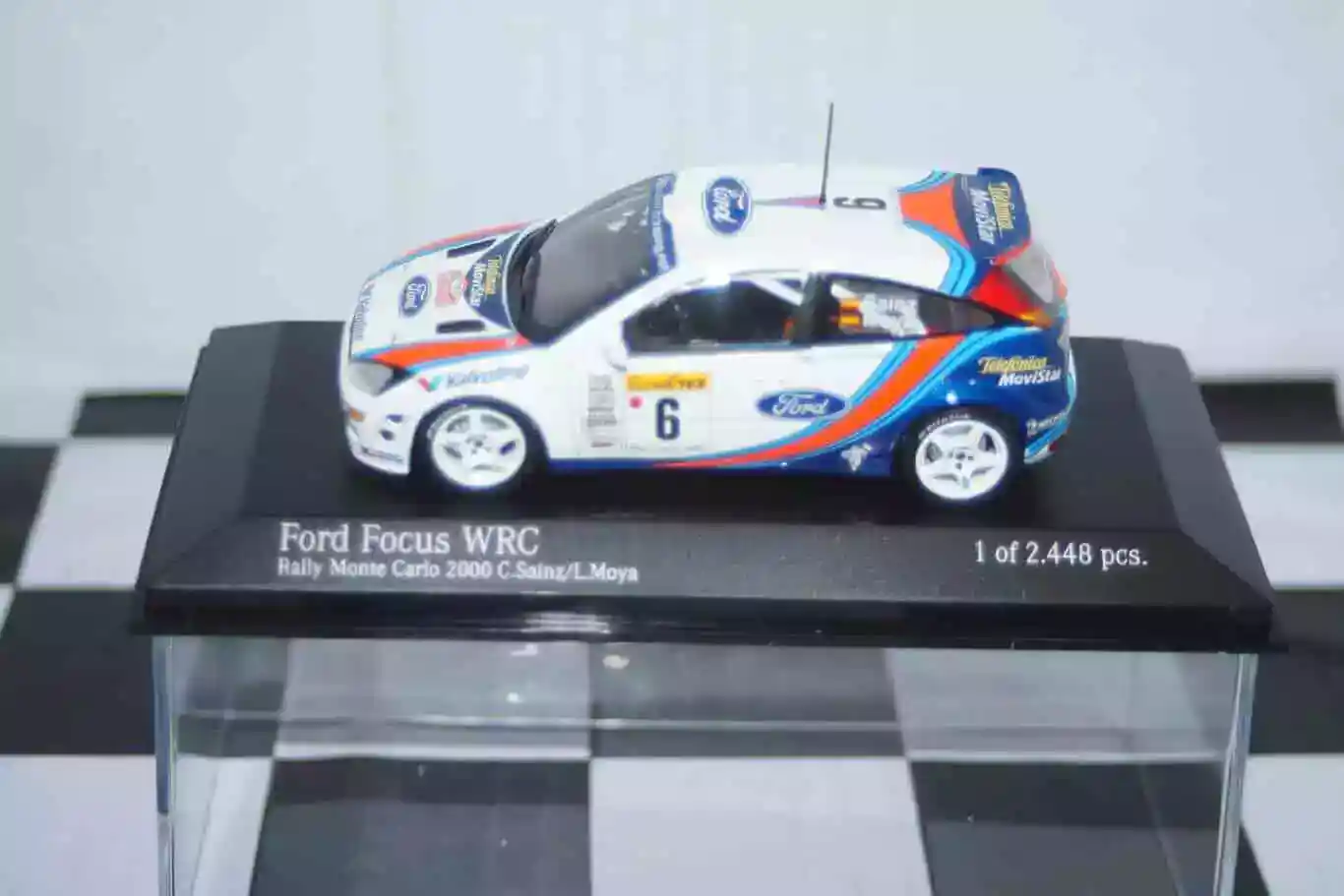 Minichamps ford focus wrc 2000 rally monte carlo #6 430 008906