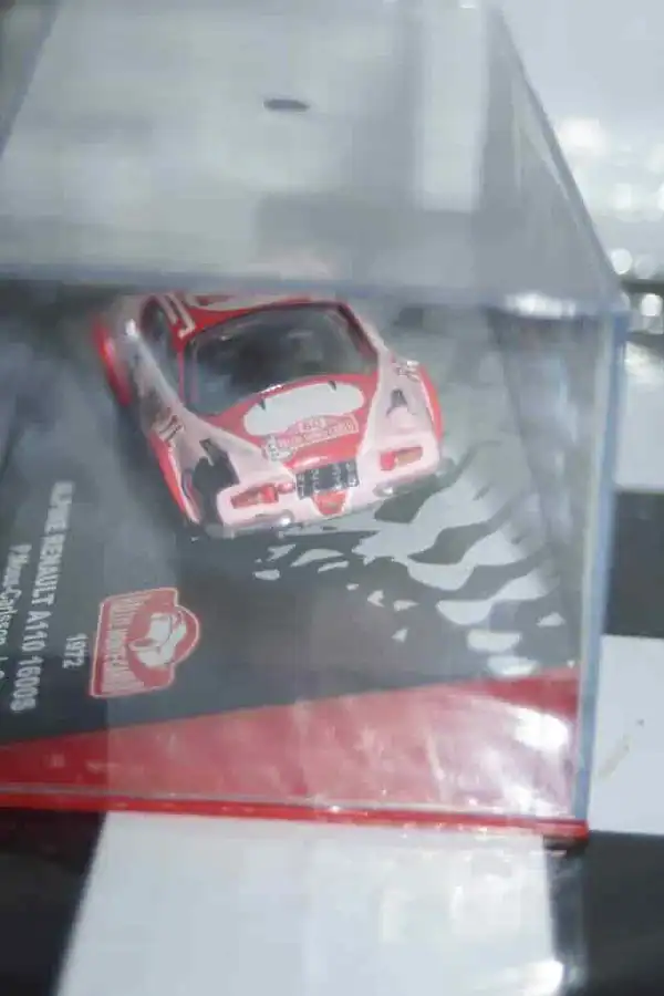 Atlas ixo based alpine renault a110 rally monte carlo 1972 #60 p.moss-carlsson 1/43