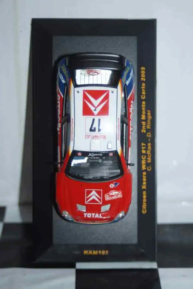 Ixo citroen xsara wrc 2nd rally monte carlo 2003 #17 c.mcrae ram107 1:43