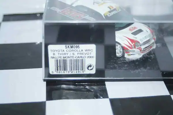 Vitesse skid toyota corolla wrc monte carlo rally #18 2000 b.thiry skm095