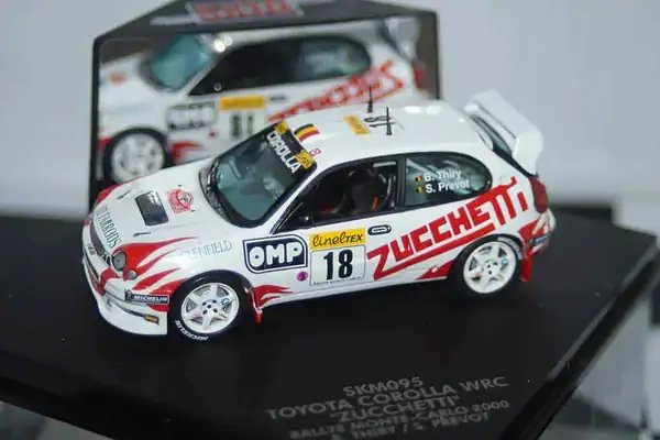 Vitesse skid toyota corolla wrc monte carlo rally #18 2000 b.thiry skm095