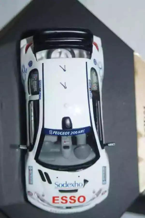 Vitesse skid peugeot 206 wrc test car #99 1999 skm104