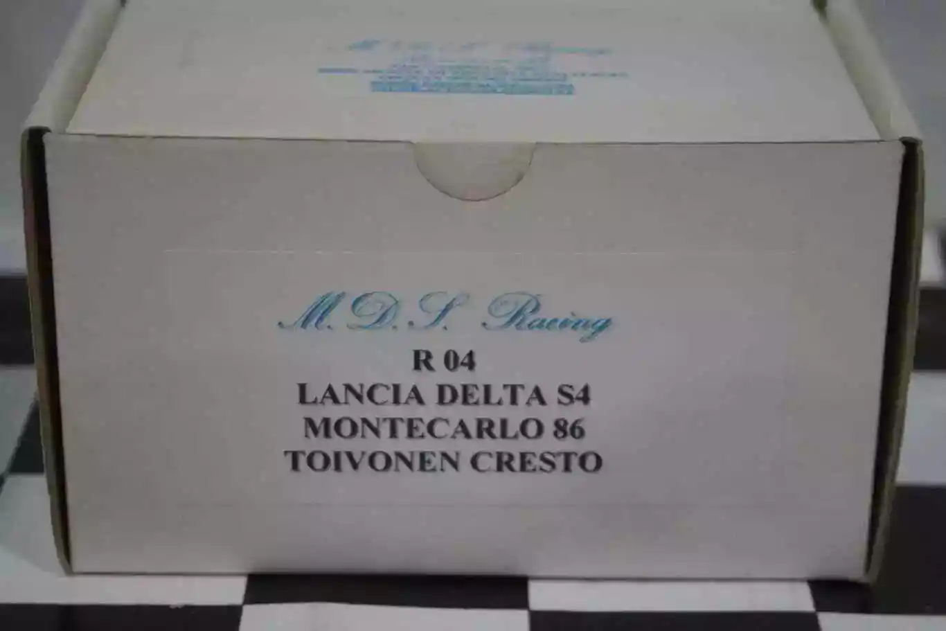 Mds racing lancia s4 monte carlo #7 1986 toivonen built kit 1:43 ref mds r04