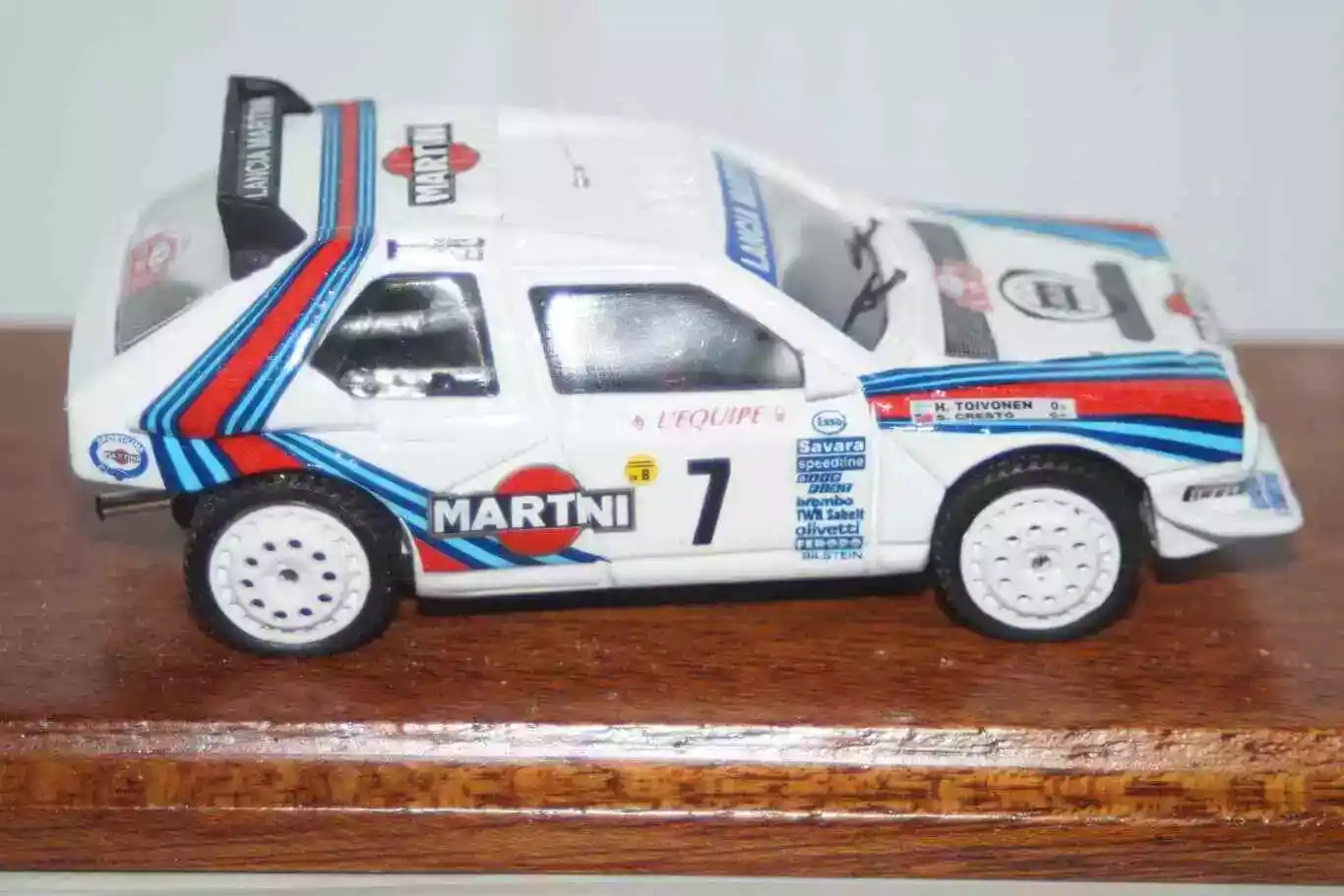 Mds racing lancia s4 monte carlo #7 1986 toivonen built kit 1:43 ref mds r04