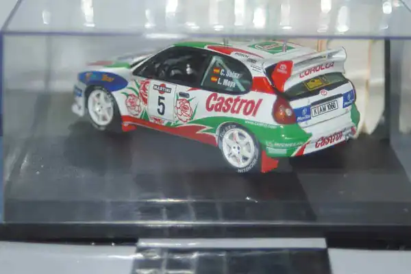 Vitesse toyota corolla wrc san remo rally #5 1998 c.sainz v98205