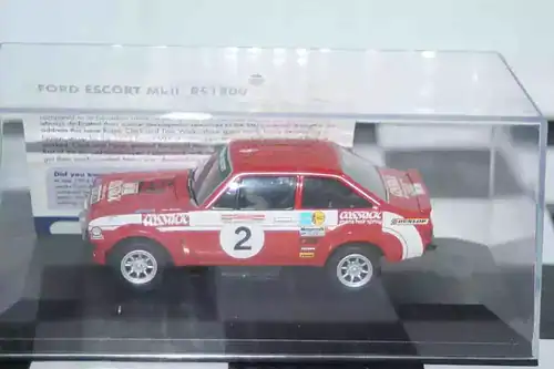 Vanguards ford escort mk2 rs1800 manx rally winner va12604 1:43 - no sleeve