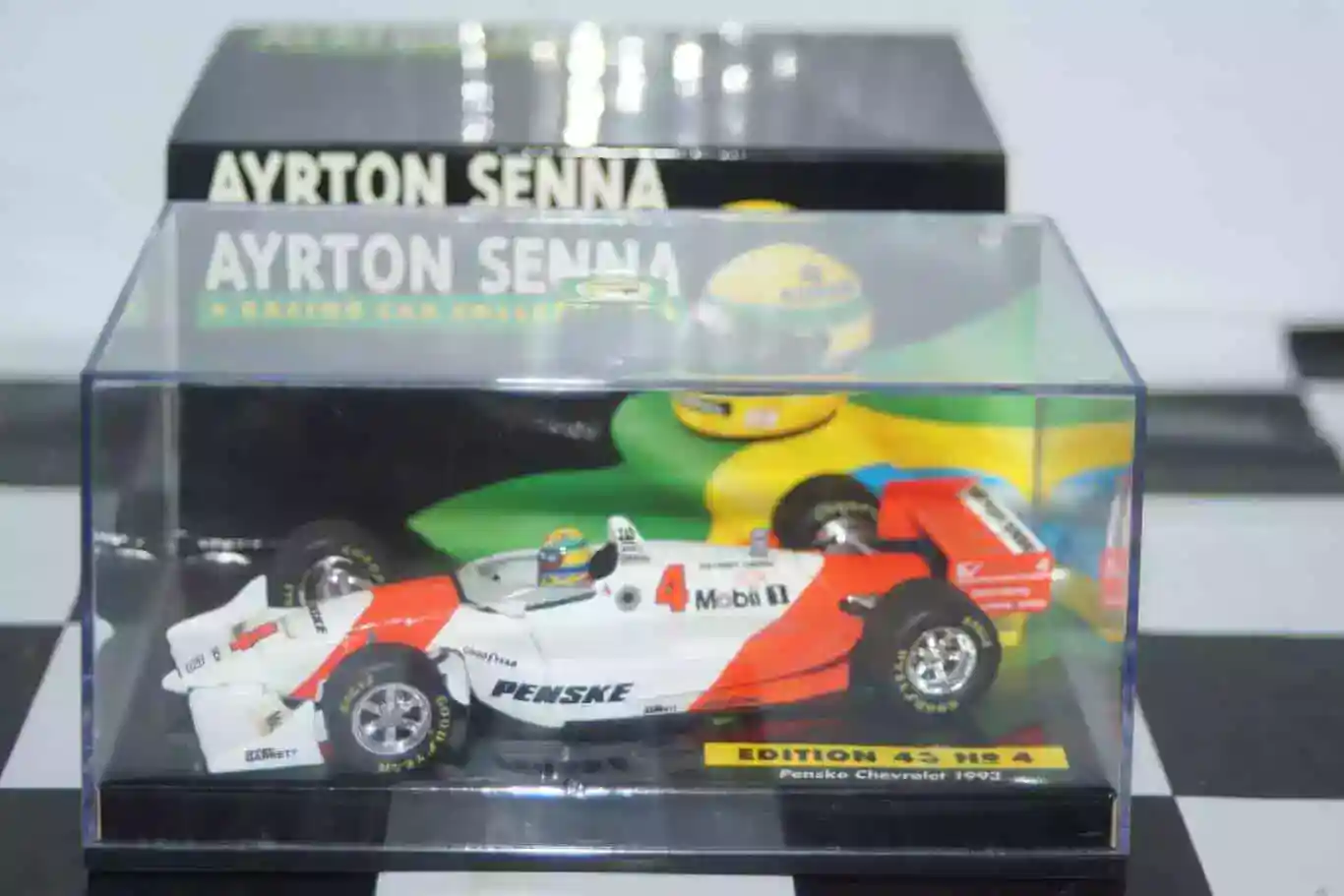 Minichamps penkse chevrolet 1993 ayrton senna collection in 1:43