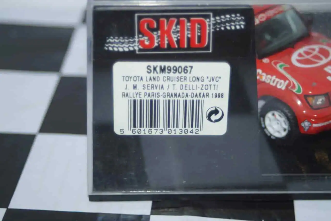 Vitesse skid toyota land cruiser rally granada dakar #208 1998 j.m servia skm99067