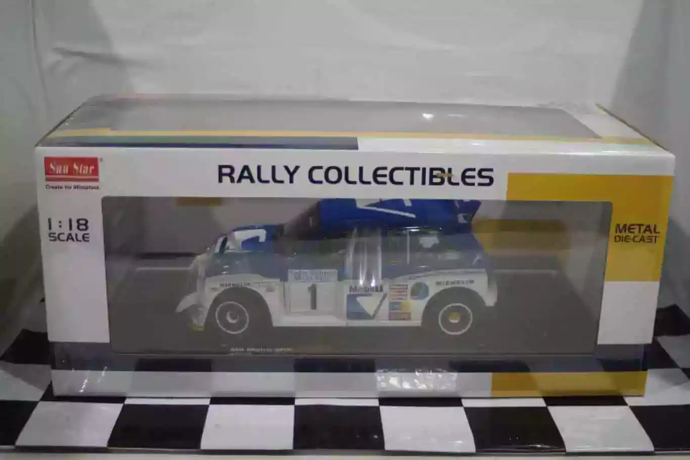 Sunstar mg metro 6r4 winner manx rally 1986 t.pond #1 ltd 999 1:18 ref 5544