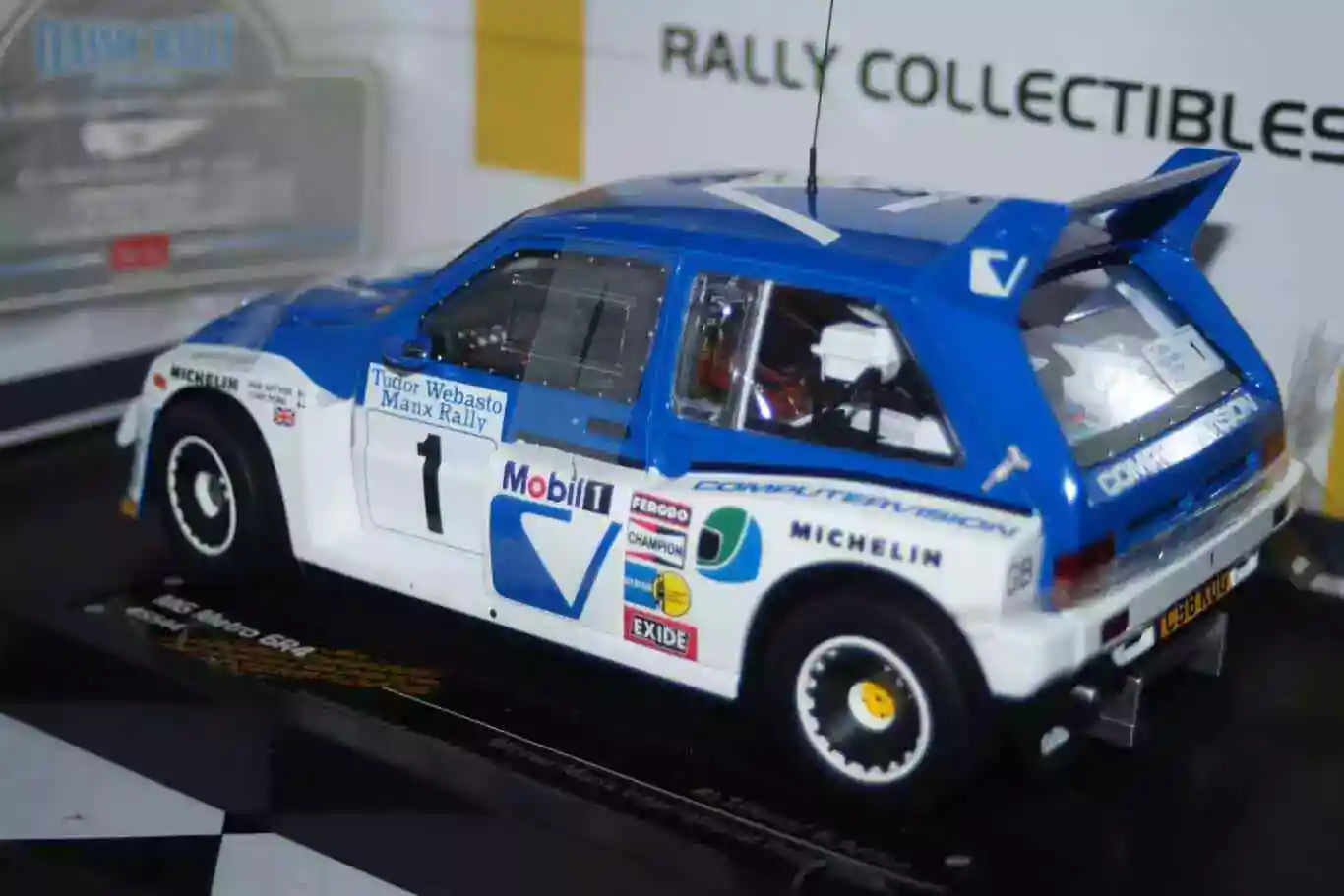 Sunstar mg metro 6r4 winner manx rally 1986 t.pond #1 ltd 999 1:18 ref 5544
