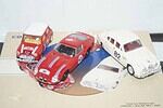 Corgi tour de france set with ferrari - jaguar mk2 - mini ref 97708 1/43rd