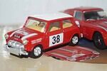 Corgi tour de france set with ferrari - jaguar mk2 - mini ref 97708 1/43rd