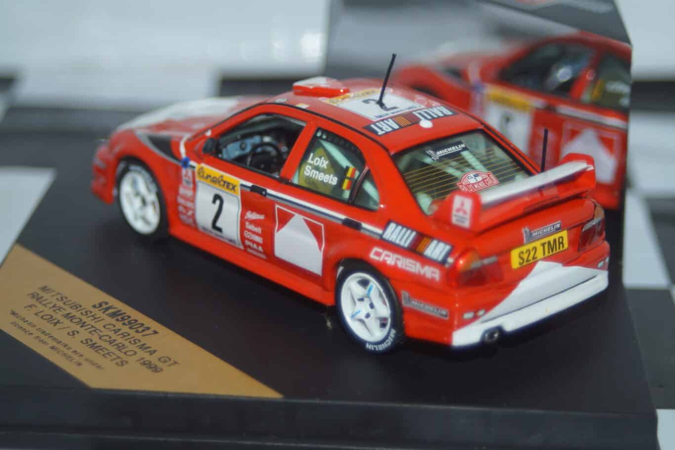 Vitesse skid mitsubishi carisma gt monte carlo rally #2 1999 f.loix skm99037