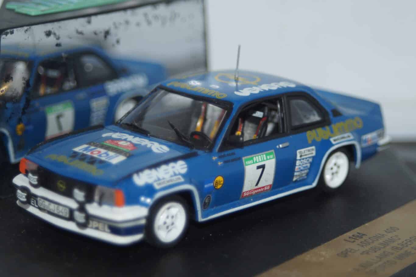 Vitesse opel ascona 400 #7 'publimmo'operto wine rally 1981 ref l194 -cracks in case
