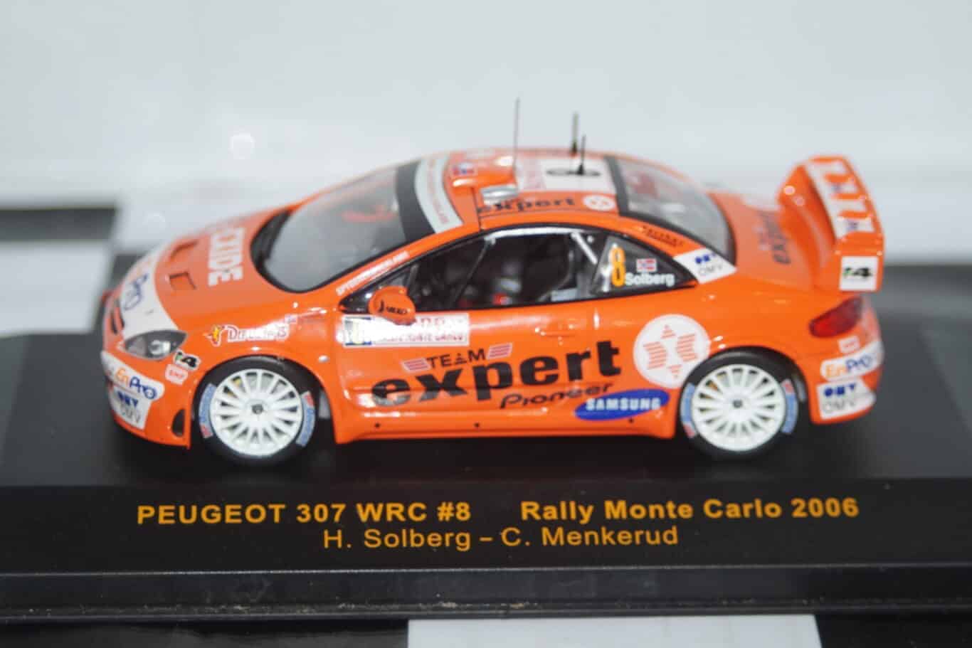 Ixo peugeot 307 wrc #7 rally monte carlo 2006 m.stohl ram212