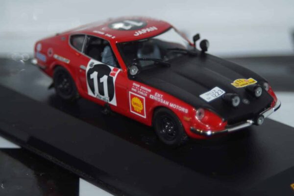 Ixo datsun 240z #11 winner safari rally 1971 e.herrmann rac044