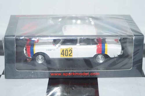 Spark peugeot 504 2nd codasur rally #402 1979 jc.lefebvre 1:43 ref s7841