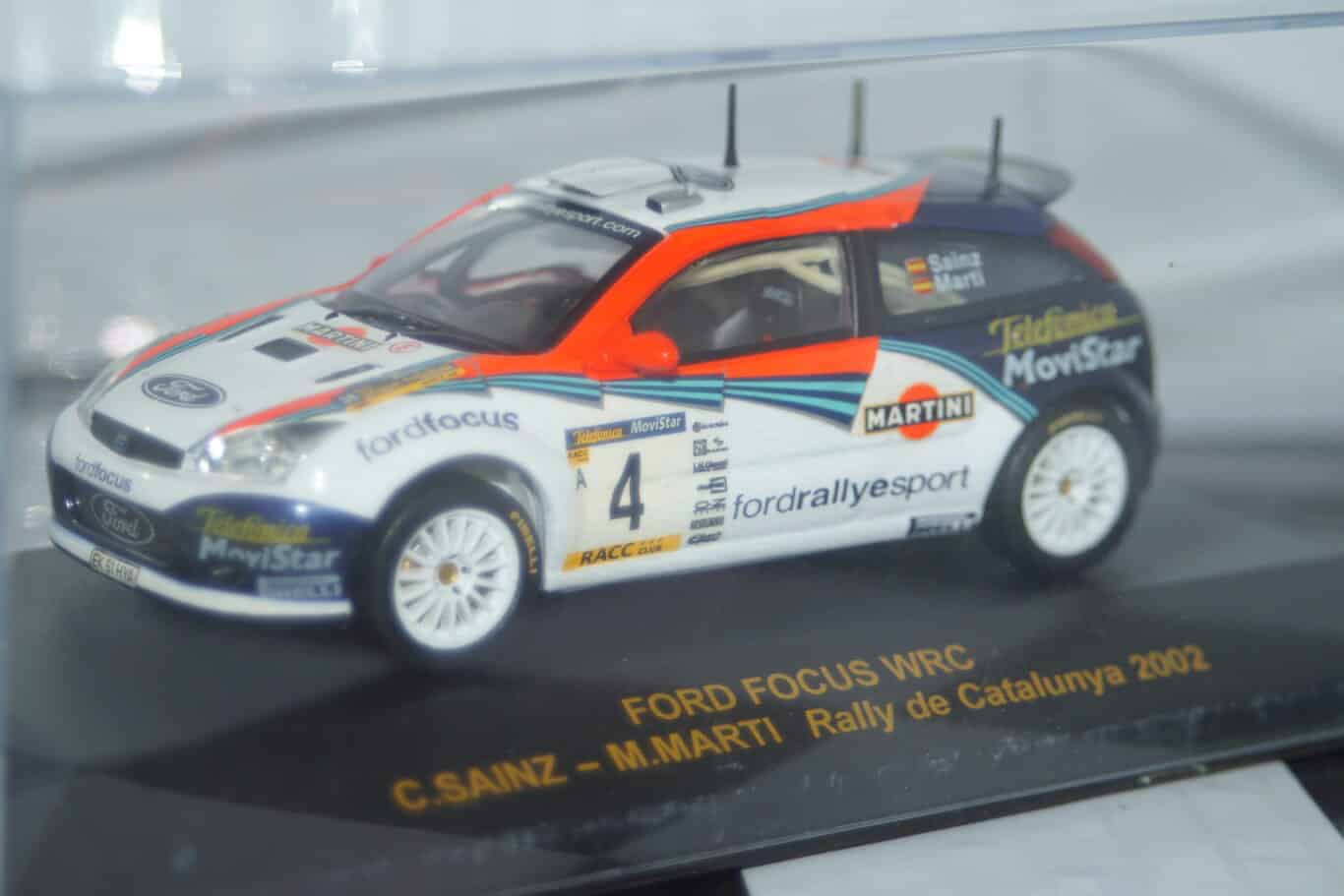 Ixo ford focus rs 02 winner safari rally 2002 mcrae #5 ram087 1/43rd