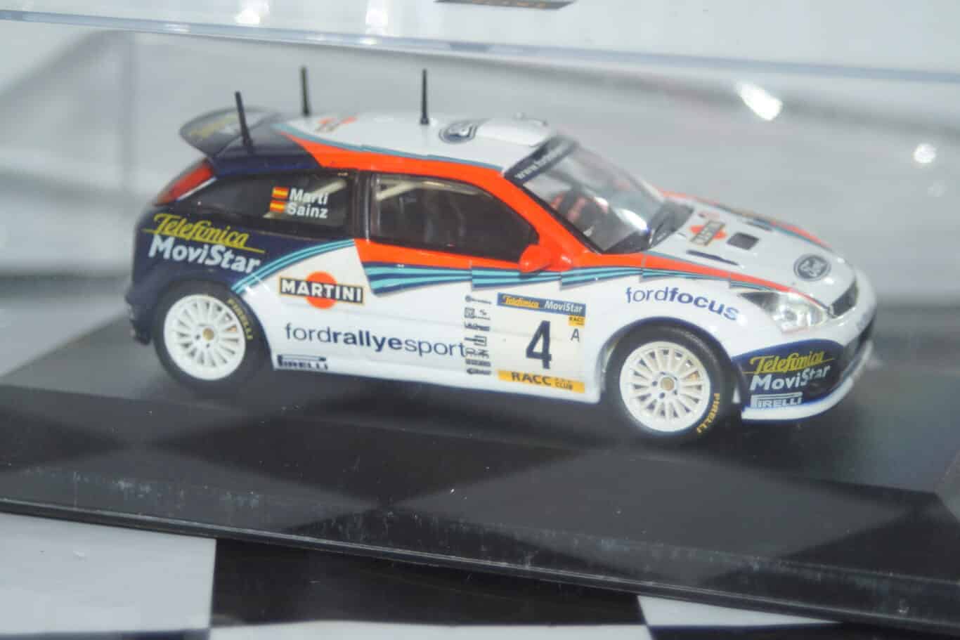Ixo ford focus rs 02 winner safari rally 2002 mcrae #5 ram087 1/43rd