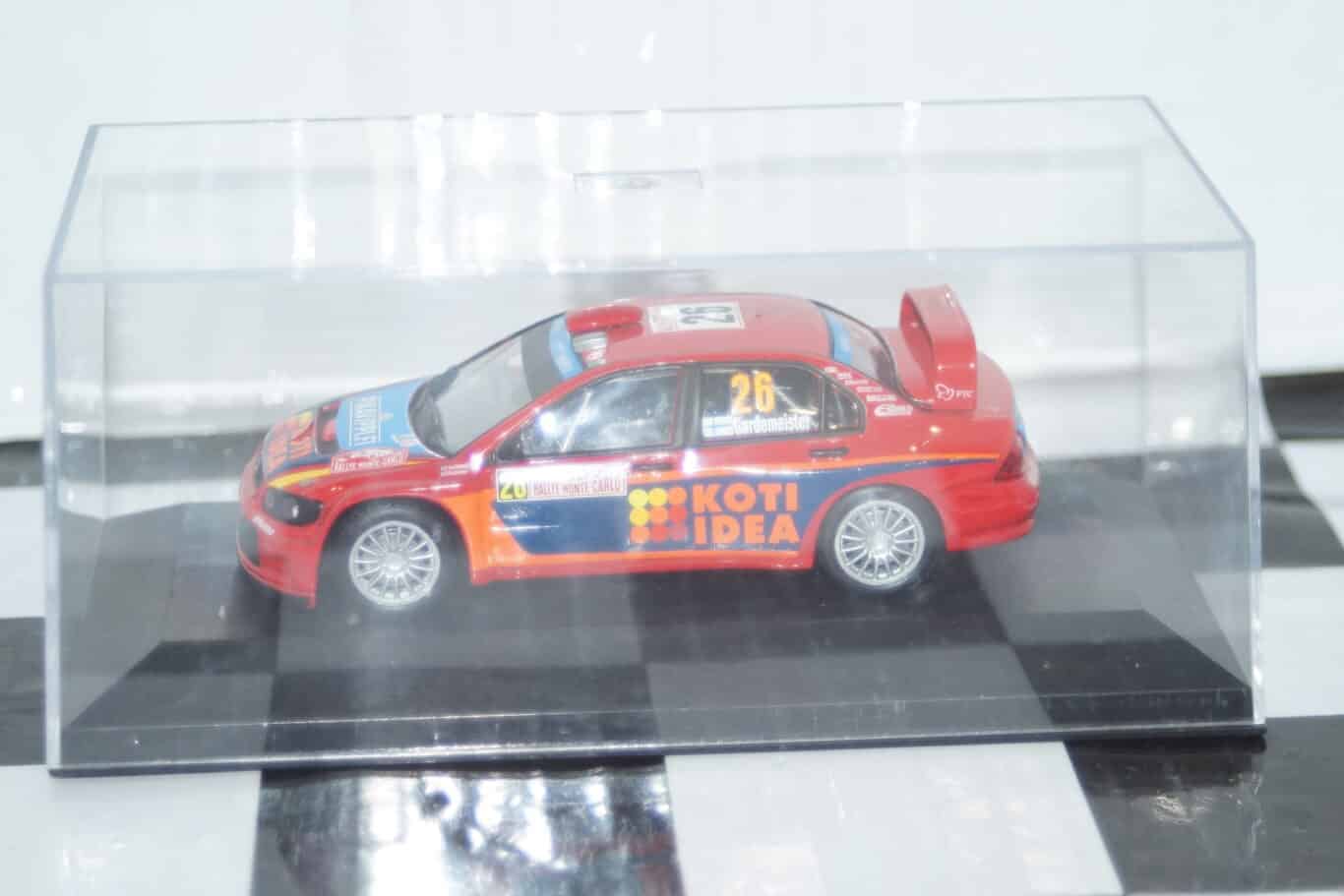 Atlas / ixo mitsubishi lancer monte carlo rally gardemeister #26 1/43rd wrong base-no sleeve