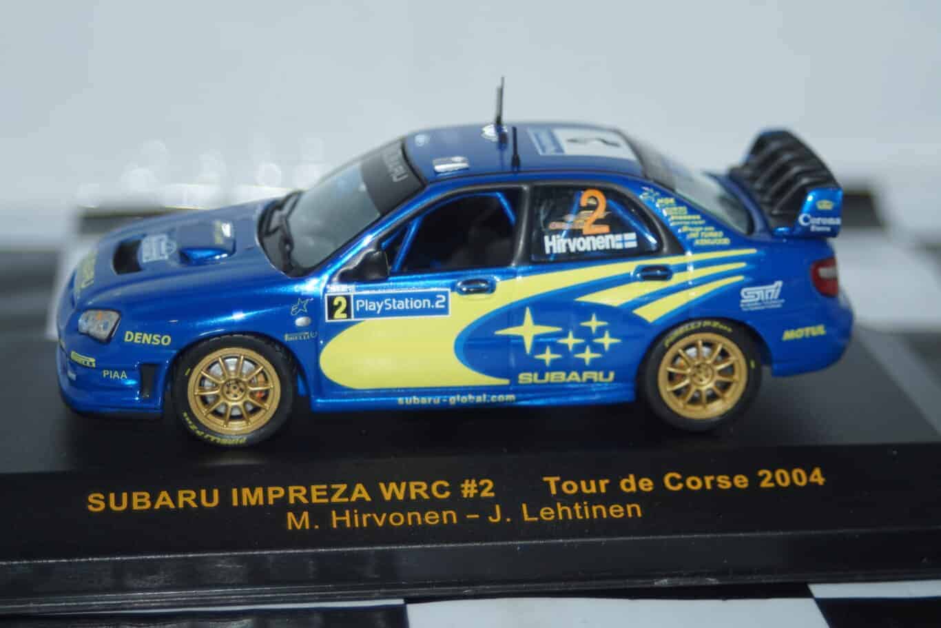 Ixo subaru impreza wrc tour de corse 2004 hirvonen #2 ram157