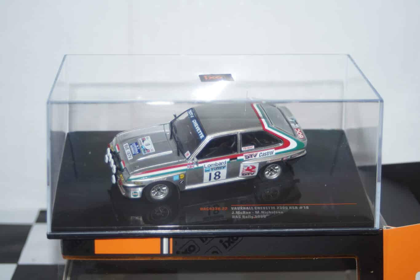 Ixo vauxhall chevette 2300 hsr #18 rac rally1980 j.mcrae rac433b.22 1:43