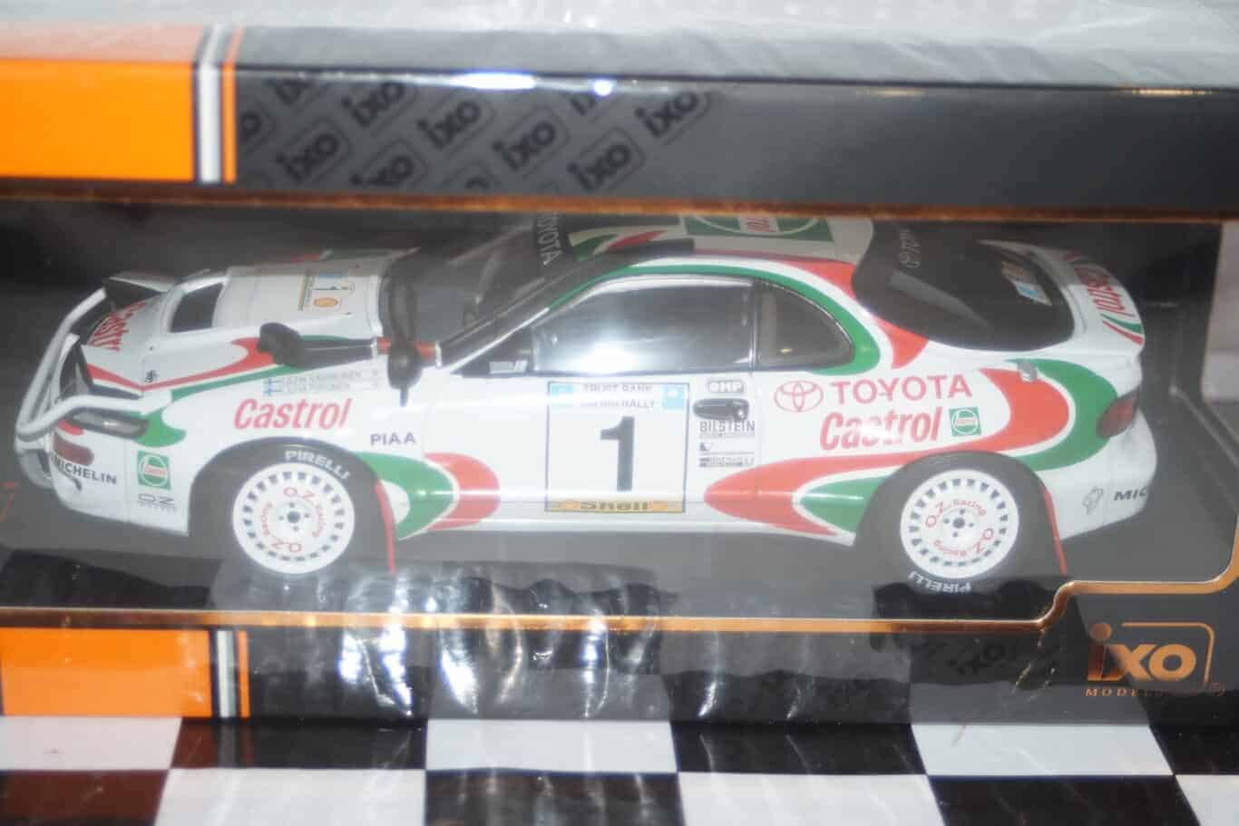 Ixo toyota celica 2000 gt(ra21) #18 rac rally 1977 j-l.therier 1:18 18rmc189c